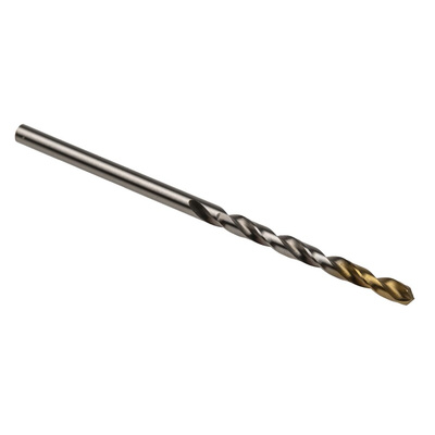 Dormer A002 Series HSS-TiN Twist Drill Bit, 2.5mm Diameter, 57 mm Overall