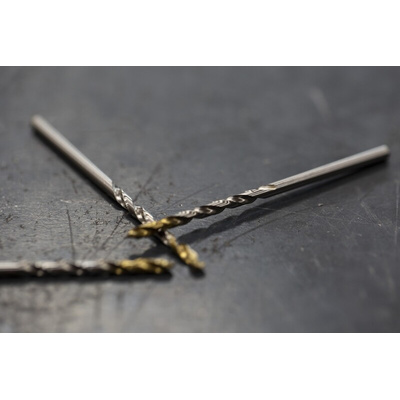 Dormer A002 Series HSS-TiN Twist Drill Bit, 2.5mm Diameter, 57 mm Overall