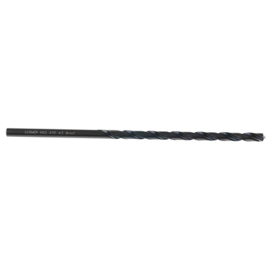 Dormer A110 Series HSS Twist Drill Bit, 4.5mm Diameter, 126 mm Overall