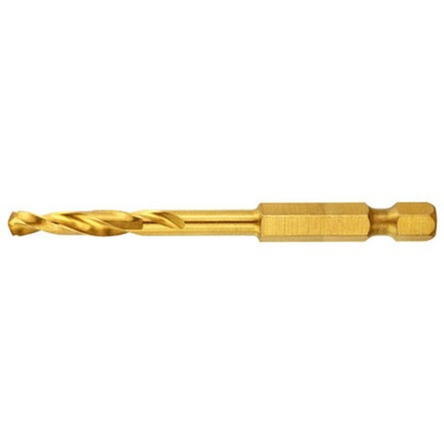 DeWALT DT50 Series Titanium Twist Drill Bit, 3mm Diameter, 65 mm Overall