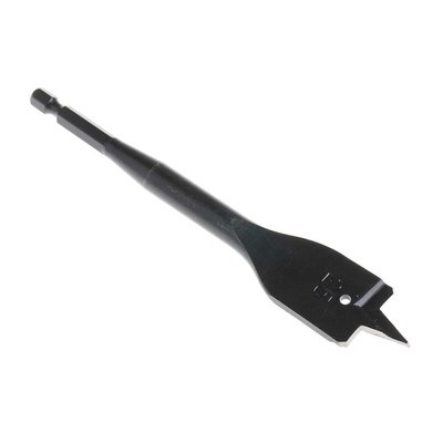DeWALT DT47 Series Robust Steel Flat Wood Drill Bit, 25mm Diameter, 152 mm Overall