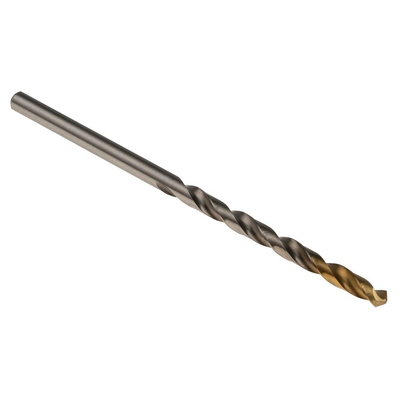 Dormer A002 Series HSS-TiN Twist Drill Bit, 3.4mm Diameter, 70 mm Overall