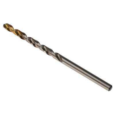 Dormer A002 Series HSS-TiN Twist Drill Bit, 3.6mm Diameter, 70 mm Overall