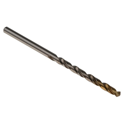 Dormer A002 Series HSS-TiN Twist Drill Bit, 3.8mm Diameter, 75 mm Overall