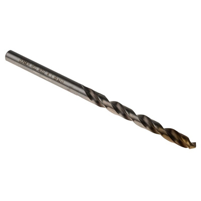 Dormer A002 Series HSS-TiN Twist Drill Bit, 4.1mm Diameter, 75 mm Overall