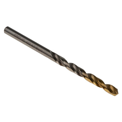 Dormer A002 Series HSS-TiN Twist Drill Bit, 4.7mm Diameter, 80 mm Overall