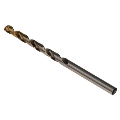Dormer A002 Series HSS-TiN Twist Drill Bit, 4.5mm Diameter, 80 mm Overall