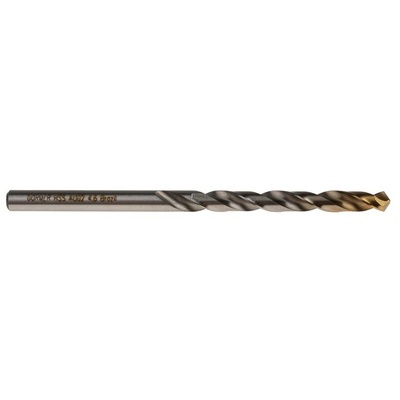 Dormer A002 Series HSS-TiN Twist Drill Bit, 4.6mm Diameter, 80 mm Overall