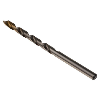 Dormer A002 Series HSS-TiN Twist Drill Bit, 4.8mm Diameter, 86 mm Overall