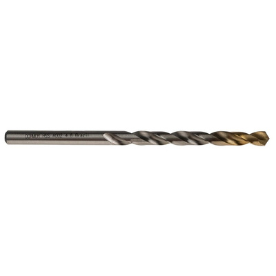 Dormer A002 Series HSS-TiN Twist Drill Bit, 4.8mm Diameter, 86 mm Overall
