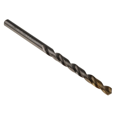 Dormer A002 Series HSS-TiN Twist Drill Bit, 4.8mm Diameter, 86 mm Overall