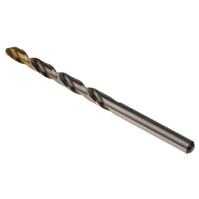 Dormer A002 Series HSS-TiN Twist Drill Bit, 5.1mm Diameter, 86 mm Overall