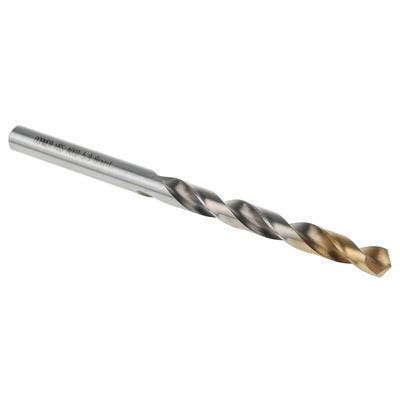 Dormer A002 Series HSS-TiN Twist Drill Bit, 5.9mm Diameter, 93 mm Overall