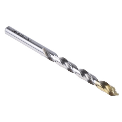 Dormer A002 Series HSS-TiN Twist Drill Bit, 7.2mm Diameter, 109 mm Overall