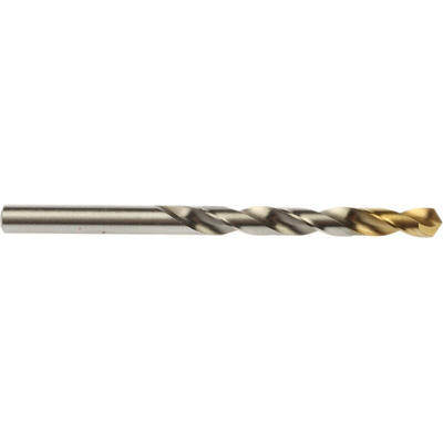 Dormer A002 Series HSS-TiN Twist Drill Bit, 7.5mm Diameter, 109 mm Overall