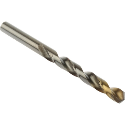 Dormer A002 Series HSS-TiN Twist Drill Bit, 9.5mm Diameter, 125 mm Overall