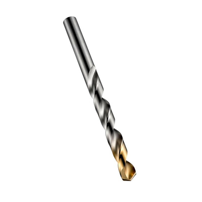 Dormer A002S Series HSS-TiN Twist Drill Bit for Stainless Steel, 6.8mm Diameter, 109 mm Overall
