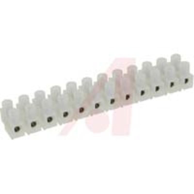 Terminal Strip; 12; 22-10 AWG; 30 A; 300 V; 10 mm; 0.13 in.; 6 mm