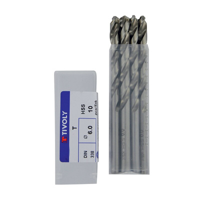Tivoly 1145201 Series High Speed Steel, 3.2mm Diameter, 65 mm Overall