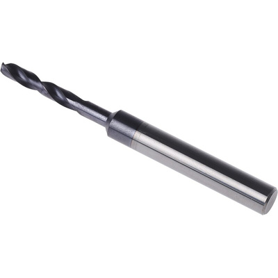 Dormer R458 Series Solid Carbide Twist Drill Bit, 3.3mm Diameter, 62 mm Overall
