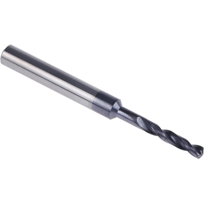 Dormer R458 Series Solid Carbide Twist Drill Bit, 3.3mm Diameter, 62 mm Overall