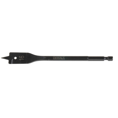 DeWALT DT47 Series Robust Steel Flat Wood Drill Bit, 16mm Diameter, 152 mm Overall