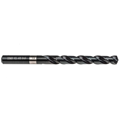 Dormer A108 Series HSS Twist Drill Bit for Stainless Steel, 11mm Diameter, 142 mm Overall