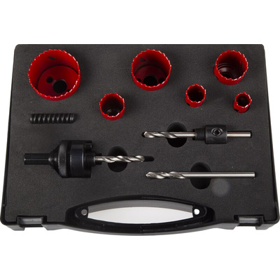 RS PRO Bi-metal 16 → 51mm Hole Saw Set