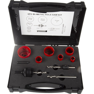 RS PRO Bi-metal 16 → 51mm Hole Saw Set