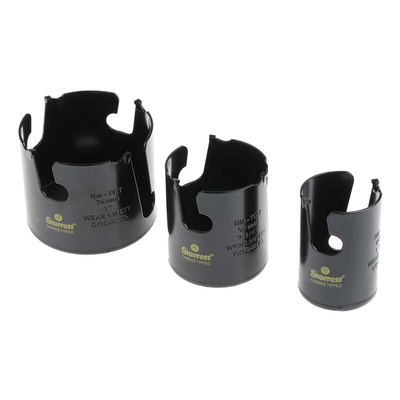 Starrett Tungsten Carbide Tipped 19 → 76mm Hole Saw Set