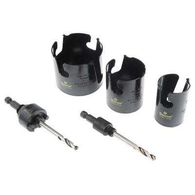 Starrett Tungsten Carbide Tipped 19 → 76mm Hole Saw Set