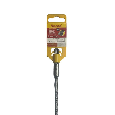 Starrett SDS Plus Series Carbide Tipped SDS Plus Drill Bit, 5mm Diameter, 160 mm Overall