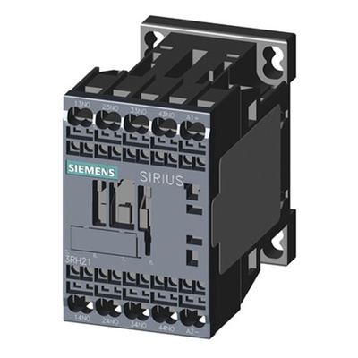 Siemens 3RH2 Series Contactor, 10 A, 4NO, 690 V ac
