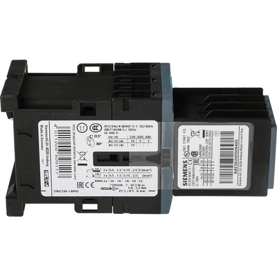 Siemens 3RH2 Series Contactor, 10 A, 4NO + 4NC, 690 V ac
