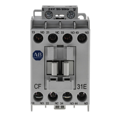 Allen Bradley 700C Series Contactor, 24 V ac Coil, 4-Pole, 10 A, 3NO + 1NC, 400 V ac