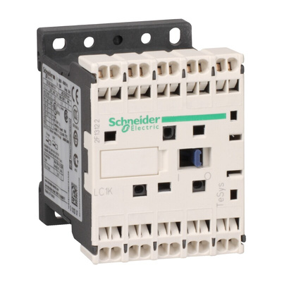 Schneider Electric LC1K Series Contactor, 24 V ac Coil, 3-Pole, 9 A, 4 kW, 3NO, 690 V ac