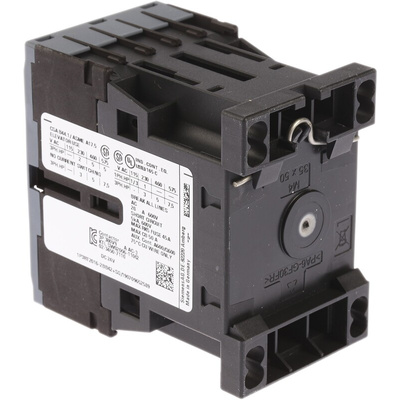 Siemens 3RT2 Series Contactor, 24 V dc Coil, 3-Pole, 9 A, 4 kW, 3NO, 400 V ac