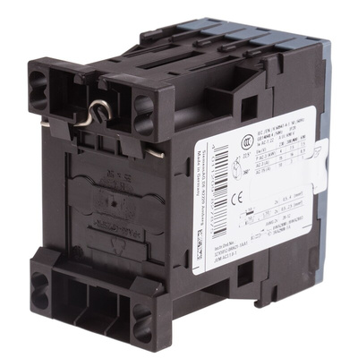 Siemens 3RT2 Series Contactor, 110 V ac Coil, 3-Pole, 16 A, 7.5 kW, 3NO, 400 V ac
