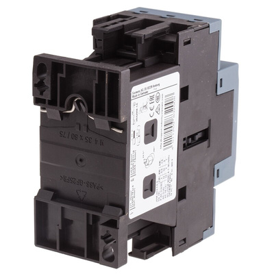 Siemens 3RT2 Series Contactor, 110 V ac Coil, 3-Pole, 12 A, 5.5 kW, 3NO, 400 V ac