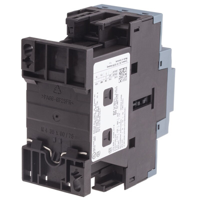 Siemens 3RT2 Series Contactor, 230 V ac Coil, 3-Pole, 12 A, 5.5 kW, 3NO, 400 V ac
