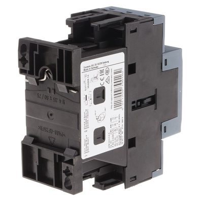 Siemens 3RT2 Series Contactor, 230 V ac Coil, 3-Pole, 25 A, 11 kW, 3NO, 400 V ac