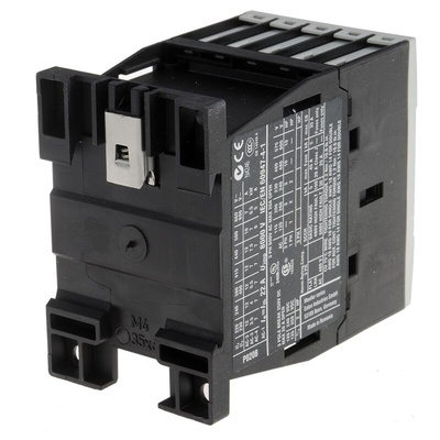 Eaton Contactor, 110 V ac Coil, 4-Pole, 20 A, 5.5 kW, 4NO, 400 V ac