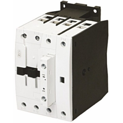Eaton Contactor, 110 V ac Coil, 4-Pole, 80 A, 18.5 kW, 4NO, 400 V ac