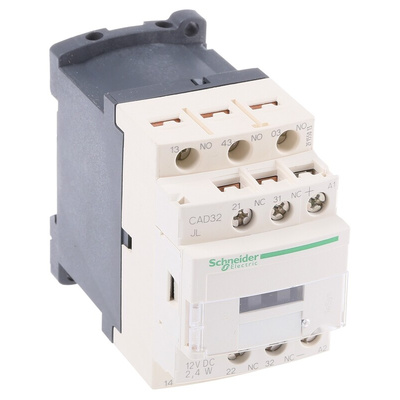 Schneider Electric CAD Contactor 2NO + 2NC, 10 A Contact Rating, TeSys
