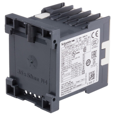 Schneider Electric LC1K Series Contactor, 48 V ac Coil, 3-Pole, 12 A, 3NO, 690 V ac