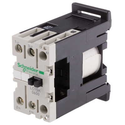 Schneider Electric LC1S Series Contactor, 48 V ac Coil, 2-Pole, 6 A, 2NO, 690 V ac