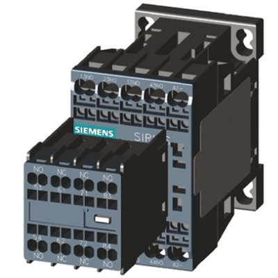 Siemens 3RH2 Series Contactor, 24 V dc Coil, 6NO + 2NC
