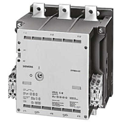 Siemens 3TF6 Series Contactor, 24 V dc Coil, 3-Pole, 700 A, 3NO, 400 V ac
