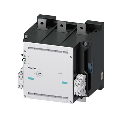 Siemens 3TF6 Series Contactor, 230 V ac Coil, 3-Pole, 700 A, 3NO, 400 V ac