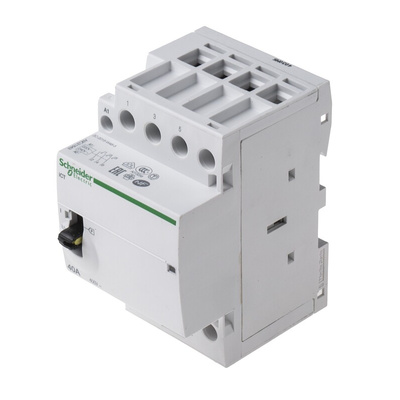 Schneider Electric iCT Series Contactor, 230 V ac Coil, 3-Pole, 40 A, 3NO, 400 V ac